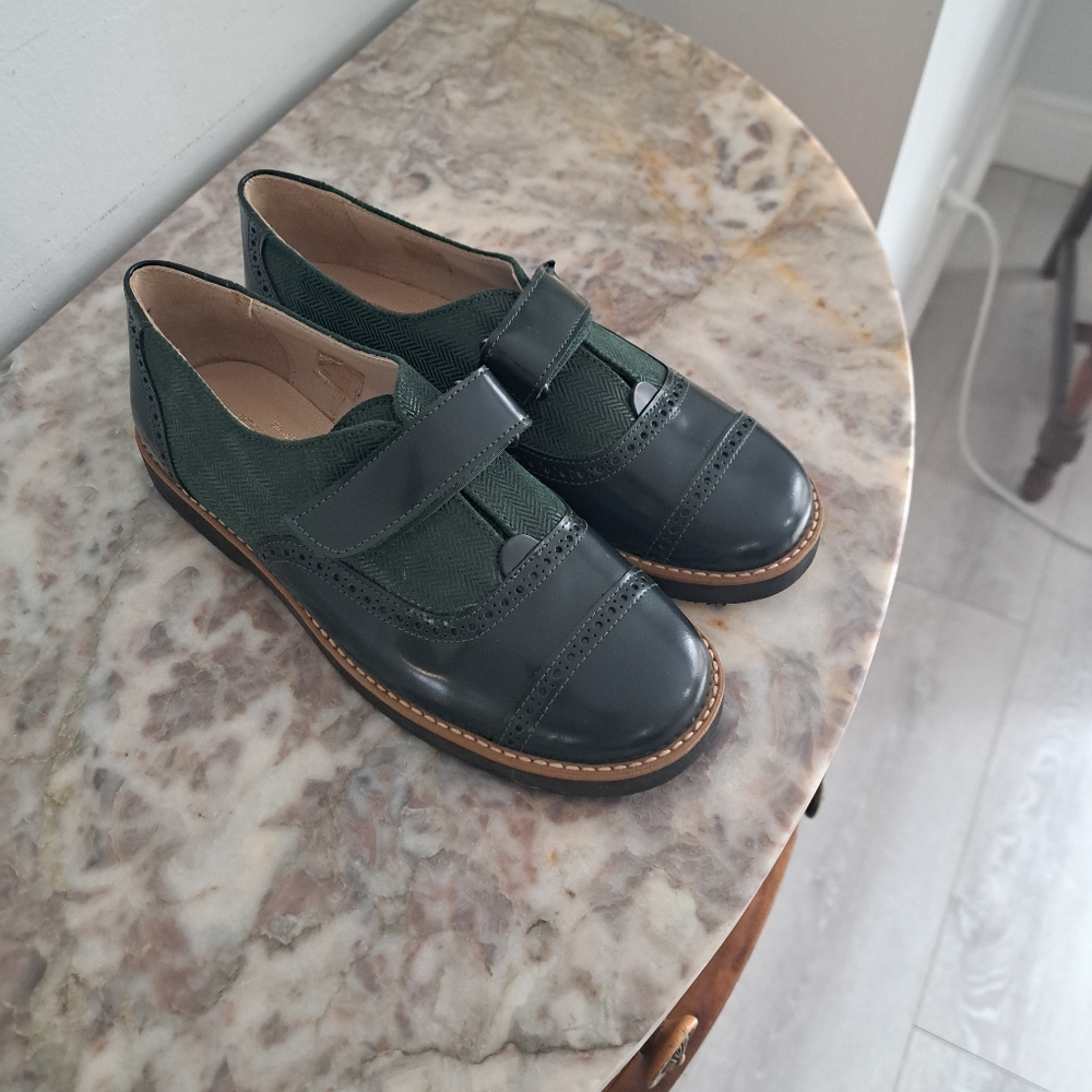 Chupetin Kids Boys Green Dress Shoes Size 37 (US 5) New Unboxed